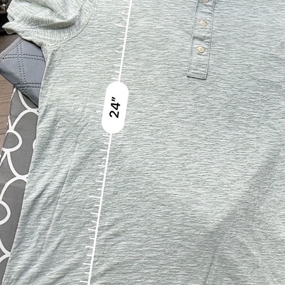 SOLD!!! Green Faherty 3 button polo - Picture 8 of 8